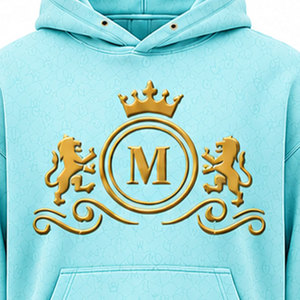 Survêtement pour homme Mudassar, vintage, hiver, vert olive, grande taille, respirant, léger, 4 g/m², 100 % coton, logo imprimé - Product Image 2
