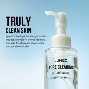 Aceite Limpiador de Poros JUMISO 200mL, Desmaquillante Coreano para el Cuidado de la Piel, Limpieza Profunda de Poros, Eliminación de Puntos Negros, Limpiador Suave - Product Image 5