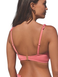 Women’s Tie-Dye <b>Bikini</b> Set Two-<b>Piece</b> Swimsuit Push-Up Padded Top Adjustable Tie Side Bottom for Summer - Product Image 4