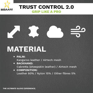 Gant de golf pour homme toutes saisons, blanc/noir, paume en cuir de kangourou, dos en cuir Cabretta, approuvé par les professionnels, anti-transpiration - Product Image 5