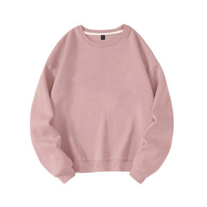 Sweat-shirt à col rond pour femme, couleur unie, coton, fibre de bambou, tricoté, manches longues, décontracté, vêtements d'automne - Product Image 6