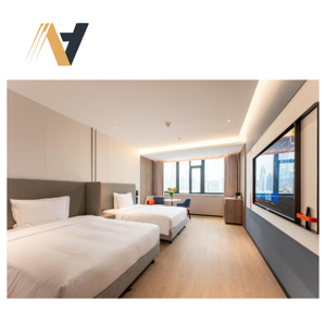 Ensemble de meubles de chambre d'hôtel de finition de placage pour le projet de Holiday Inn, fournisseur fait sur commande de Casegoods de chambre d'hôtes d'OEM de Vietnam Factory - Product Image 2