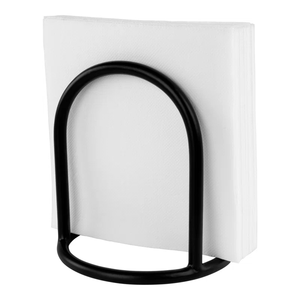 Double Slot <b>Napkin</b> Holder Matte Black Metal Wire Vertical <b>Paper</b> <b>Napkin</b> Stand Dispenser Caddy - Product Image 3