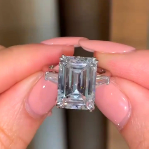 Anillo de Compromiso de Diamante Moissanite VVS Premium, Joyería Fina de Lujo para Propuesta de Matrimonio, Celebración y Estilo Atemporal - Product Image 6