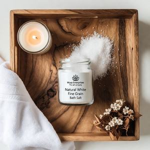 Sal de Baño del Himalaya Natural Blanca de Grano Fino Tallada en Piedra, Ecológica, Clásica, Mineral, para Terapia de Spa, Relajante, Cristal para Baño Corporal - Product Image 3