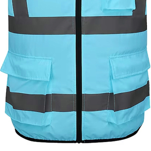 Chaleco de Seguridad Reflectante de Alta Resistencia Clase 2 para Trabajadores de Carreteras, Almacenes y Fábricas, Chaqueta de Protección - Product Image 3