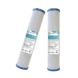 Filtre à haute capacité d'absorption de saleté, charbon de noix de coco renouvelable, purificateur d'eau de 20 pouces, pureté ultime activée - Product Image 1