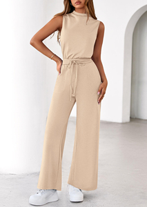 Combinaison pour femme à épaules dénudées, tenue une pièce tendance, vêtement d'été léger et doux, tenue décontractée élégante pour tous les jours - Product Image 4