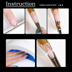 Pince à cuticules double tête en acier inoxydable pour manucure, outil de modelage des ongles, service OEM - Product Image 3