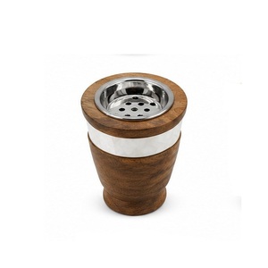 Handmade Sandalwood Incense <b>Burner</b> With Metal Insert Aromatic Diffuser All Season Use - Product Image 5