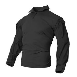 Chemise tactique d'entraînement en plein air pour hommes, chemise de sport légère, respirante, imperméable et à séchage rapide pour l'été - Product Image 3