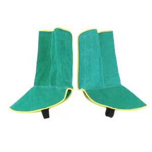 Couvre-chaussures de soudeur en cuir de vachette pleine fleur de haute qualité, résistants, imperméables, respirants, anti-étincelles, écologiques - Product Image 3