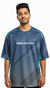 Camiseta Casual Oversize para Hombre, Sublimada, Estilo Urbano, Cómoda, Holgada, a la Moda - Product Image 2