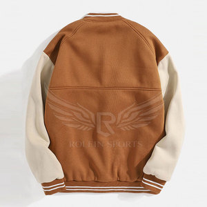 High Quality Eco-Friendly Breathable Oversized Winter <b>Letterman</b> <b>Jacket</b> with Front Logo for Men - Product Image 2