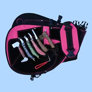 Kit de herramientas profesional para herrador de caballos con cepillo pulidor, cortador de clavos, cuchillo arcoíris para recortar pezuñas, extremo de latón y agarre antideslizante - Product Image 1