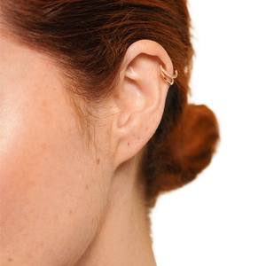 Boucles d'oreilles minimalistes en diamant de laboratoire, bijoux fins pour femme, en or massif 18 carats et argent sterling 925 - Product Image 5