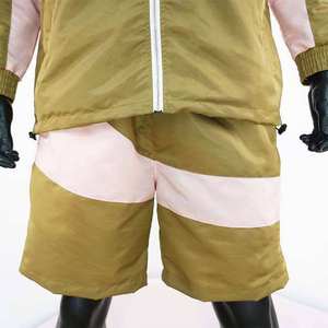 Breathable <b>Fleece</b> <b>Jacket</b> Pants Set Custom Logo Eco-Friendly Polyester/Nylon Quick Dry Winter Streetwear Color Blocking for Men - Product Image 2