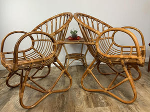 Sillas de Ratán en Forma de Pavo Real al por Mayor, Hechas a Mano con Ratán Natural y Muebles de Alta Gama - Product Image 2