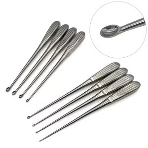 เครื่องมือขูดผิวหนังแบบปลายเดี่ยว รุ่น Buck Ear Curette ปลายตรง คม ขนาดสั่งทำได้ ผลิตจากสแตนเลส ใช้ซ้ำได้ ขาย - Product Image 3