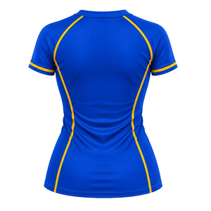 Camiseta Deportiva de Compresión Sigma Gamma Rho para Mujer, con Logotipo Personalizado de la Hermandad Griega, Manga Corta Elástica, Top de Fitness al por Mayor - Product Image 2