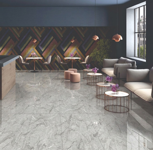 กระเบื้องปูพื้นและผนังลายสโมคกี้พอร์ซเลน  แบบด้านและขัดเงา  ทันสมัย สำหรับตกแต่งภายในบ้าน โรงแรม สำนักงาน ขนาด 60x120 ซม. หนา 8.5 มม. - Product Image 1