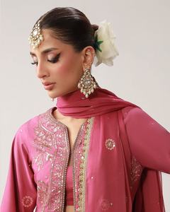 ชุดเดรสลำลองคุณภาพพรีเมียมสำหรับผู้หญิงชาวปากีสถานและอินเดีย คอลเลคชั่นใหม่ปี 2026 ชุดซัลวาร์ คามีซ ผ้าลอน ODM 2069 - Product Image 5