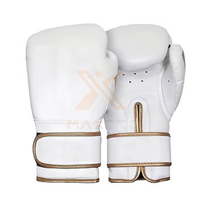 Gants de boxe en cuir de haute qualité pour l'entraînement - Évacuation de l'humidité Unisexe Fabriqués au Pakistan - Product Image 1