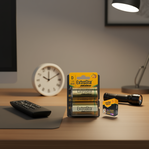 Batterie alcaline ExtraStar D 1.5V 18400mAh Confezione da 8 per uso domestico - Product Image 3