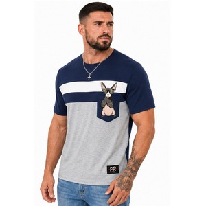 เสื้อยืดโอเวอร์ไซส์ผู้ชายสุดเทรนดี้ ผ้าคอตตอนผสมเนื้อนุ่ม ทรงหลวม สไตล์สตรีทแฟชั่นลำลอง ใส่สบายสำหรับทุกวัน - Product Image 3
