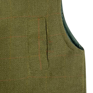 Veste en laine vert olive pour homme, imperméable, sans manches, gilet d'hiver, poches utilitaires, veste de chasse en plein air - Product Image 4