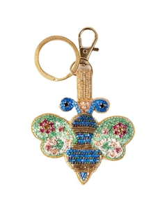 Porte-clés brodé de perles colorées motif poisson, fait main et écologique, idéal pour les filles et les remises de diplômes - Product Image 6