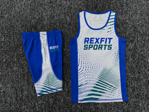 Ensemble de maillots de basket-ball unisexe |   Débardeur respirant 100 % polyester à col en V, imprimé par sublimation, pour équipe, sans manches - Product Image 6