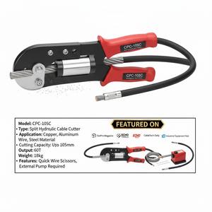 CPC 105C Coupe-câbles hydraulique à bras articulé, Ciseaux pour fils d'acier, Câbles blindés en cuivre et aluminium, Coupe-tuyaux haute performance USA - Product Image 4