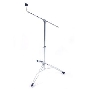 Supporto Doppio per Tom con Controllo a Pedale Professionale, Struttura in Metallo Argento e Nero - Product Image 6