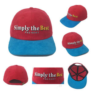 Gorra de Pana de Moda con Bordado Común, Perfil Bajo, 6 Paneles, para Exteriores, Cuatro Estaciones, Unisex, Estilo Deportivo, con Logotipo Bordado - Product Image 4