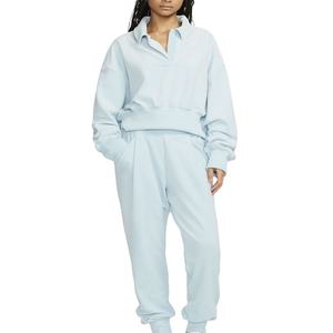 Sudaderas de algodón 100% de talla grande para mujer, sudaderas de manga larga con hombros caídos para Otoño Invierno Primavera Verano - Product Image 2