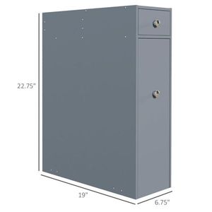 Mobiletto Laterale Moderno in MDF per Bagno, Camera da Letto, Cucina, Ufficio o Soggiorno - Product Image 2