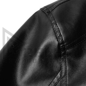 <b>Men</b> <b>Leather</b> <b>Jacket</b> Casual Slim Fit Winter <b>Jacket</b> Durable High Quality Streetwear Everyday Fashion <b>Jacket</b> - Product Image 5