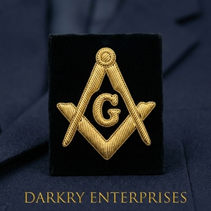 Parche Bordado para Blazer con Emblema Masónico de Centenario de 100 Años, Hecho a Mano con Hilo de Oro, Insignia Personalizada para Aniversario de Logia - Product Image 3