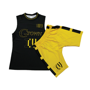 High Quality Custom 7v7 Football Uniform Plus Size Sublimated Compression Set 7on7 Football Jersey & Shorts Made in Pakistan - Product Image 1