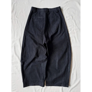 Jean en denim pour homme, coupe ample, taille haute, jambe droite, décontracté, en coton, couleur unie, délavage classique, style été - Product Image 6