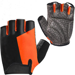 Gants de moto d'hiver personnalisés, demi-doigts, antidérapants, en polyester, unisexes, avec boucle, imperméables, protection UV, toutes saisons - Product Image 4