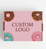 Boîte d'expédition en carton ondulé personnalisée avec logo, finition brillante, en carton pour emballage de cravates