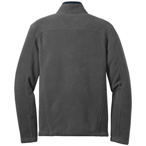 Chaqueta de Forro Polar Gris Oscuro para Hombre, Cuello Alto, Casual, Invierno, Resistente al Viento, Transpirable, con Cierre y Bolsillo Frontal - Product Image 5
