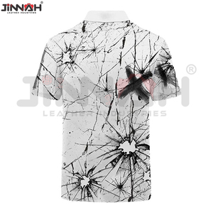 Camiseta Polo Sublimada Cómoda e Informal para Hombre, de Secado Rápido, de Algodón y Fibra de Bambú, Transpirable, de Manga Corta - Product Image 6