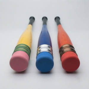 Bate de Béisbol Amarillo de 2.5 Pulgadas de Diámetro, de una Pieza, Ligero, para Entrenamiento de Principiantes y Uso Recreativo - Product Image 3