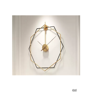 Luxury American Style round Wrought Iron Wall <b>Clock</b> Brief Creative <b>Art</b> Deco Design for Stylish Wall Decoration - Product Image 3