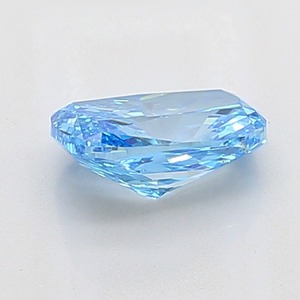Diamant de laboratoire de luxe de 1,50 ct, taille coussin, bleu vif fantaisie, clarté VS2, certifié IGI - Product Image 3