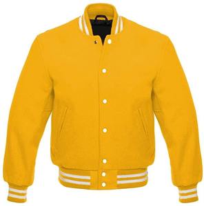 Vestes de baseball unisexes chauffantes écologiques personnalisées de haute qualité pour le printemps et l'automne, décontractées, 100% laine - Product Image 4