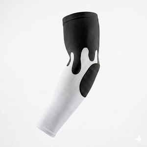 Manchon de bras de basketball sublimé sur mesure, léger, respirant, séchage rapide, haute qualité, vente en gros, unisexe, OEM - Product Image 2